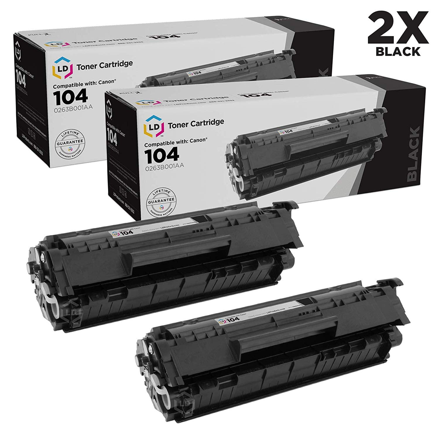 ImageClass LBP6200d 4PK Compatible BK Toner Cartridge for Canon126 3483B001