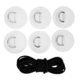 thumbnail image 2 of Accesorios para kayak - 6 parches D de repuesto/cuerda elástica para canoa inflable de PVC Blanco, 2 of 8