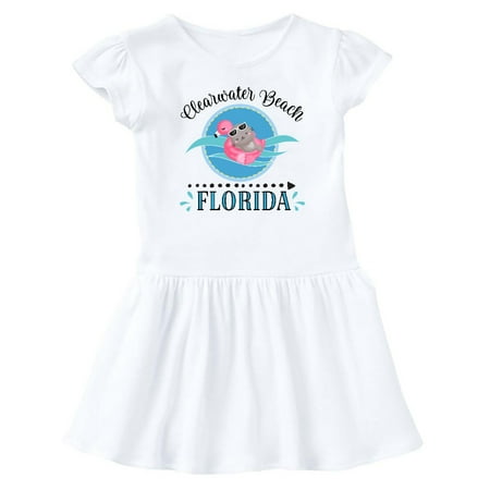 

Inktastic Clearwater Beach Florida Trip Gift Baby Girl Dress