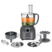La Reveuse 4 Cup Food Processor Vegetable Chopper for Slicing,Grating,Juicing,Emulsfying,Mixing-400 Watts