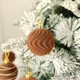 thumbnail image 6 of 30 Pcs Velvet Christmas Balls, Flocked Plastic Ornaments for Christmas Tree, Shatterproof Decorative Hanging Baubles for Holiday Party Wedding Xmas Tree Decorations, 6 of 9