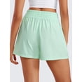 thumbnail image 2 of Shorts CRZ YOGA tiro alto sin forro menta talle grande, 2 of 5
