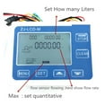 thumbnail image 7 of ZJ-LCD-M Meter Controller+G1/2" Flow Sensor + Valve +Power Charge For Water Liquid Measurement Or Quantitative ,Simple To Operate, 7 of 7