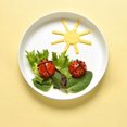 thumbnail image 3 of Frcctre 24 Pack Plastic Plates, 7 Inch Colorful Plastic Dinner Plates Salad Plates, BPA Free Reusable Small Snack Plates Dinnerware Set for BBQ, Trav, 3 of 7