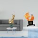 thumbnail image 2 of Estatua De Gato, Figura Decorativa, Escultura Animal, Artesanía, Adorno Para Chimenea, Escultura De Pez, Adorno De Resina, Artesanías, Estatua De Carpa Moderna China, Figura Animal Para, 2 of 8