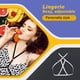thumbnail image 3 of Lencería Erógena Material Premium Impresionante Aire Romántico Firfress Firmitud Misterioso Diseño único Moda Mujeres Arnés Sujetador Blanco Guardurnaity XX000636-01, 3 of 6