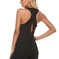 thumbnail image 4 of JIUKE Yoga Tank Tops for Women Round Neck Sleeveless Loose Fitted Athletic Running Workout Tees, 4 of 6