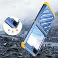 thumbnail image 5 of Compatible with Samsung Galaxy Z Flip 4 Armor Case with Hinge Protection, Heavy Duty Shockproof Full Body Protective Plating PC Phone Case Cover for Samsung Galaxy Z Flip 4 5G - Blue, 5 of 6