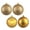 Gold, variant on Vickerman 8" White 4-Finish Ball Ornament Assortment, 4 per Bag