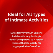 (2 pack) Swiss Navy Premium Silicone Based Personal Lubricant, 3 oz.