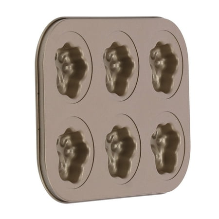 

Baking Pan Non-stick Baking Pan Cake Baking Baking Supplies 6-Cavity Cake Doughnut Pastry Non Stick Baking Pan For Home Party Gathering