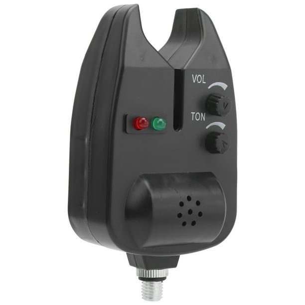 Ccdes Fishing Bait Alarm LED Indicator Audible Visual Alarming Adjustable  Volume for EU Style Rod Holder,Fishing Alarm,Fishing Bite Indicator 