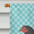 thumbnail image 3 of Carolines Treasures BB8009CHF Jersey Giant Chicken Blue Check Flag Canvas House, 3 of 4