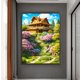 thumbnail image 3 of (14CTABB-203__C__ 45x60) Hilo algodón ecológico bordado 14CT 2 hebras impresión 45*60cm kit serie paisaje punto cruz cabina paisaje, 3 of 9
