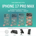 thumbnail image 5 of Smartish® iPhone 17 Pro Max MagSafe Clear Case - Gripmunk Magnetic Slim Case [Lightweight + Protective] Anti-Yellowing Thin Grip Clear Cover for Apple iPhone 17 Pro Max - Tropical, 5 of 9