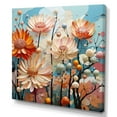 thumbnail image 2 of Designart "Elegant Softness Of Mum Flowers II" Mums Wall Decor, 2 of 7