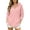 1-329Pink1826, variant on CAIVO Women Hoodies Oversized Long Sleeve Hoodied Sweatshirt Quarter Zip Up Hoodies Pullover Curved Lightweight Oversized Fashion Fall Win Solid Color Cold Weather Tops