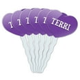 thumbnail image 1 of Terri Heart Love Cupcake Picks Toppers - Set of 6, 1 of 1