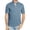 Sky Blue, variant on WREESH Men's Solid Henley Shirts Short Sleeve Turndown Collar Shirt for a Classic and Versatile Look Gray