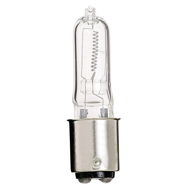 Satco S3488 1/Card 120V 100Watt T4 DC Base Light Bulb, Clear
