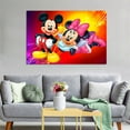 thumbnail image 5 of Cartoon Minnie Mickeys Picture Print Canvas Poster Wall Paint Art Posters Decor Modern Home Artworks Gift 16x24inch(40x60cm), 5 of 6