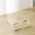 thumbnail image 6 of vlrwzc Clear Acrylic Memo Pad Holder Desk Sticky Notes Dispenser for Home Office, 6 of 7
