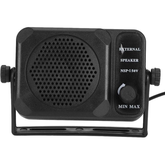 ZOUSSIQI External Speaker, Car Radio External Speaker, Mini External Speaker NSP‑150V 2‑Way Radio CB HF VHF UHF Transceiver Car Accessory CA919-64841