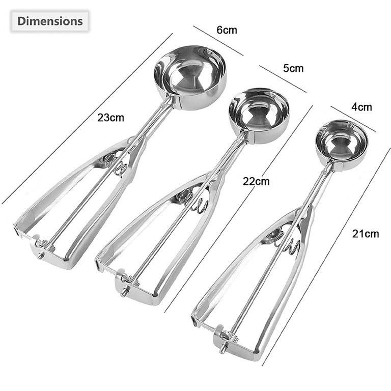  Cookie Scoop Set, Include 1 Tablespoon/ 2 Tablespoon