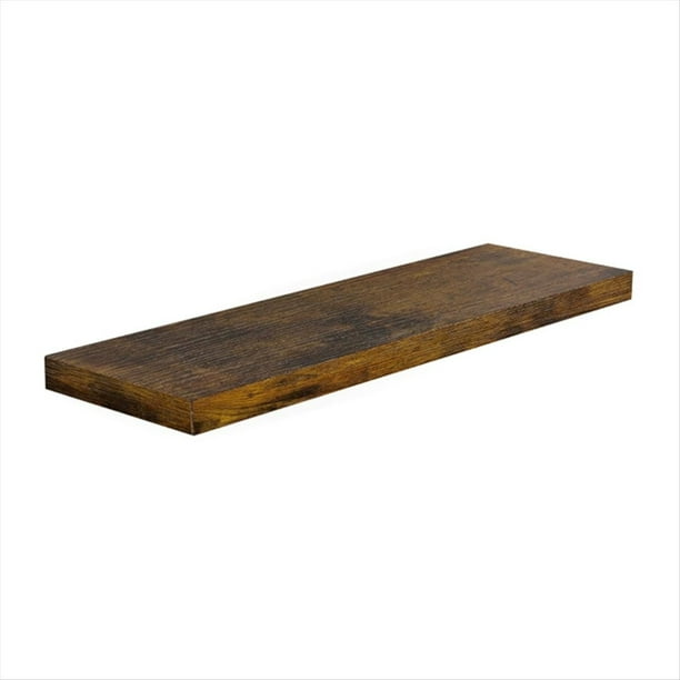 Estantes Flotantes Modernos de 0,98 Pulgadas de Grosor para Pared, Estantes Anchos para Cocina, Sala de Estar, Estante de Madera Rústico