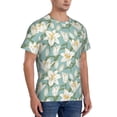 thumbnail image 5 of Rocae Lilies Flowers for Men's Moisture-Wicking Crew Tee - T-Shirt for Sports, Outdoor Activities, and Casual WearMedium, 5 of 9