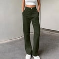 thumbnail image 2 of Cargo Sweatpants for Women High Waisted Cargo Pants Women Womens Wide Leg Pants Women's Dress Pants for Work Stretchy Work Pants Women Cargo Pants with Pockets Army Green XL, 2 of 6