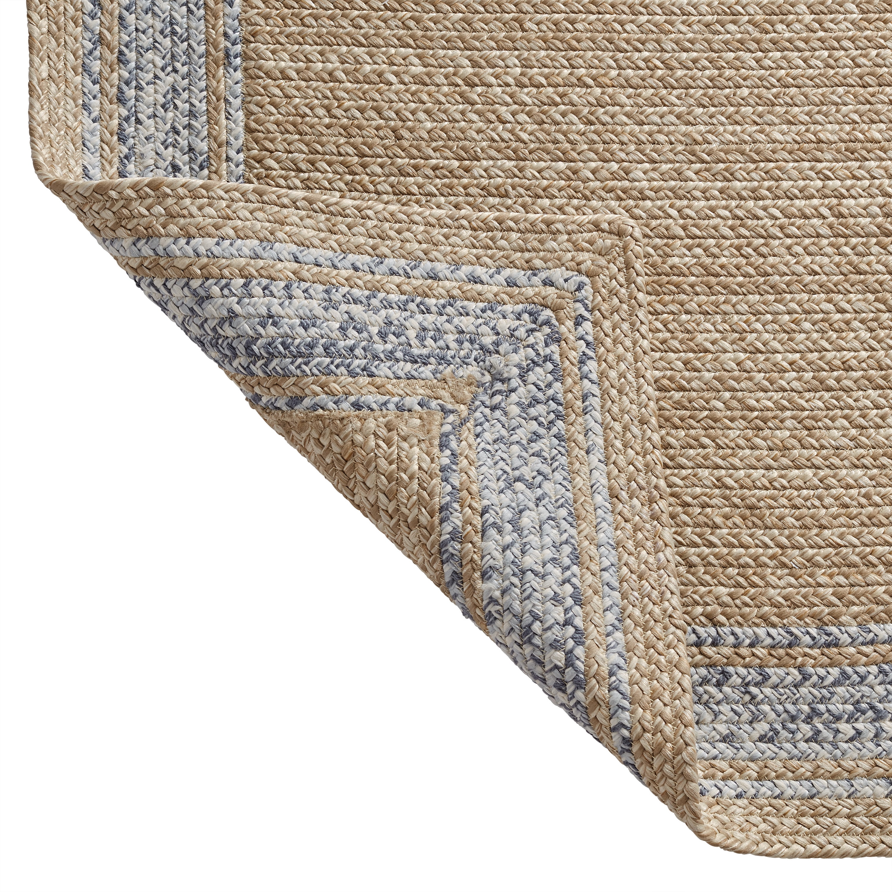 Better Homes & Gardens Denim Natural Braided Rug by Dave & Jenny Marrs, 5' x 7'