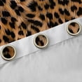 thumbnail image 4 of jejeloiu Leopard Cheetah Print Curtains Pack of 2 (42x84 Each),Rustic Farmhouse Hunting Curtains Blackout,Brown Black Bedroom Curtains For Men Women,Microfiber Bedroom Decor, 4 of 6