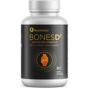BONESD3 by Newtrition, Vitamin D3 Supplement, High Potency 2,000 IU for Bone Health & Immune System Support. (90 ct)