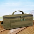thumbnail image 4 of Bolsa de Almacenamiento Cocina de Gran Capacidad con Asa para Escalada Picnic Verde Ejército Verde Bolsa de almacenamiento táctica para acampar, 4 of 7