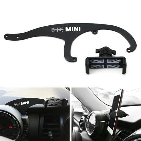 iJDMTOY Behind Tachometer Bolt-On Mount Cell Phone GPS Black Holder For MINI Cooper R60 Countryman or R61