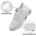 thumbnail image 4 of HOBIBEAR Walking Sneakers Women Arch Support Workout Shoes Lace Up Tennis Sneakers White US 6, 4 of 7