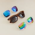 thumbnail image 3 of Weddingstar Custom Printed Clear Party Favor Sunglasses - Blue Lenses, 3 of 5