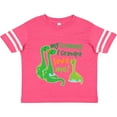 thumbnail image 3 of Inktastic My Grammy and Grandpa Love Me Grandson Dinosaur Boys Toddler T-Shirt, 3 of 5