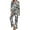 Style-1, variant on Women Long Sleeve Pajama Set Comfy Pjs Sets Horses Flowers Pattern 2 Piece Lounge Set