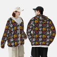 thumbnail image 4 of Daiia Pumpkin And Flying Bat UPF 50+ Sun Protection Hoodie Jacket Lightweight Long Sleeve Sun Shirt for Women Men with Pocket Hiking Outdoor-3X-Large, 4 of 7