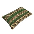 thumbnail image 2 of Haiem Pillowcase for Hair and Skin Queen - Dark Green Vintage Corn Pattern Printed Soft Pillowcase with Envelope Closure-14"x20", 2 of 8