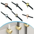 thumbnail image 3 of LITTLE HOME Metal Cord Holder Cable Anchors Wire Organizer Set - 3pcs Aluminum Cable Clips for Desk Wall Ceiling - Elegant Durable Charger Organizer for Round Flat Wires Up to 7mm, 3 of 10