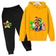 thumbnail image 1 of Conjunto de sudadera con capucha de Super Mario bros para bebé, ropa informal para niño y niña, 2 piezas, primavera y otoño, 1 of 1
