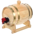 thumbnail image 4 of Wine Aging Barrel Wooden Natural Wood Color 1 Set 8 Inch Capacity, 4 of 7