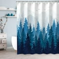 thumbnail image 3 of Stall Shower Curtain 36"x72" Inches Small Shower Curtain, Forest Mountain Shower Curtain Tree Shower Curtains for Bathroom, Nature Shower Curtain Hooks, 3 of 6