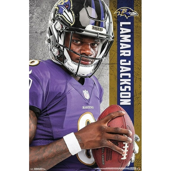 Baltimore Ravens - Lamar Jackson Poster Print (22 x 34)