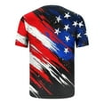 thumbnail image 4 of Ynynloco Patriotic Shirts for Men Trendy Fourth of July Short Sleeve Crewneck USA Mens T-Shirts American Flag Classic Graphic Tee, 4 of 5