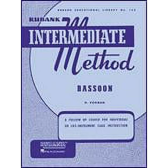 Hal Leonard Rubank Intermediate Methods - Bassoon