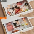 thumbnail image 4 of Lifewit 25 PCS Clear Plastic Drawer Organizer Set, 4-Size Desk Drawer Divider for Pencils, Makeup, Jewelry, Gadgets in Office, Kitchen, Bedroom, Bathroom, 4 of 11